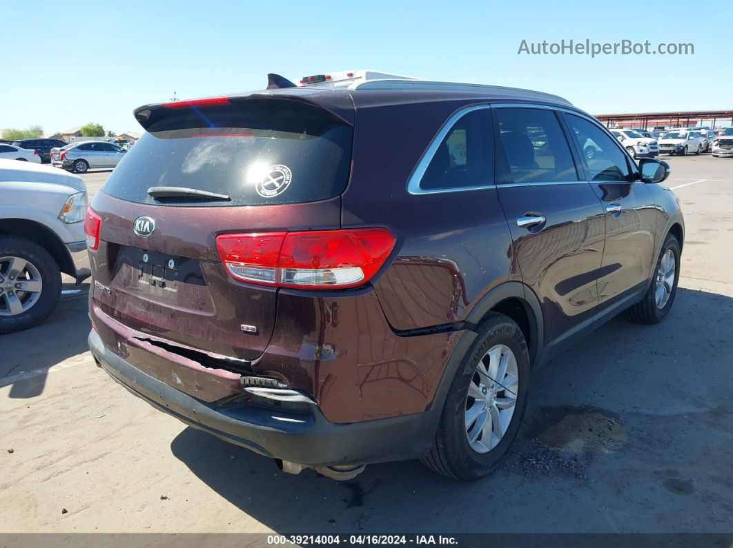 2018 Kia Sorento 2.4l Lx Purple vin: 5XYPG4A35JG342601