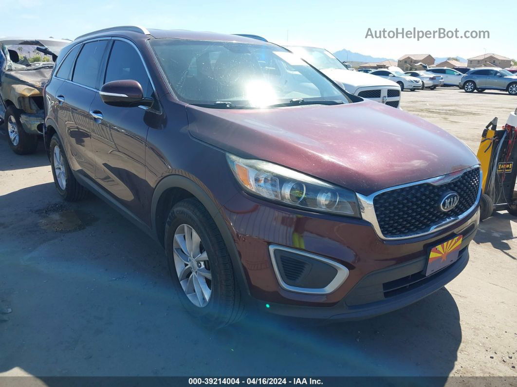 2018 Kia Sorento 2.4l Lx Purple vin: 5XYPG4A35JG342601