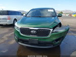 2018 Kia Sorento 2.4l L Green vin: 5XYPG4A35JG344655