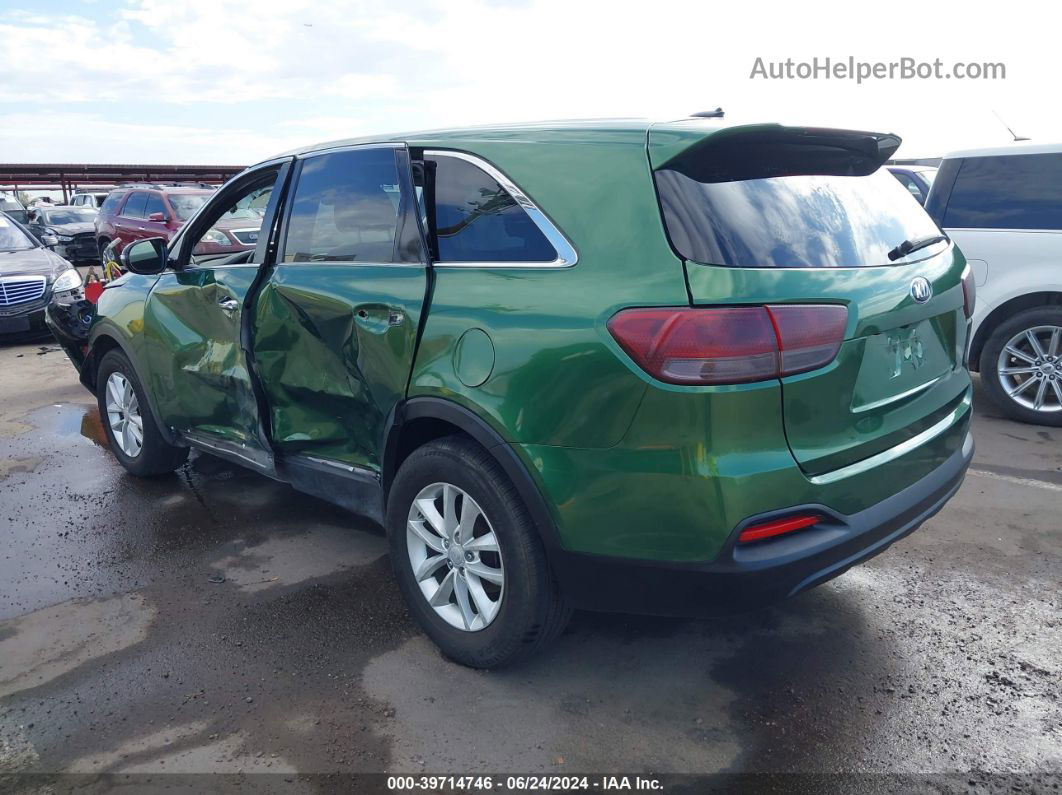 2018 Kia Sorento 2.4l L Green vin: 5XYPG4A35JG344655