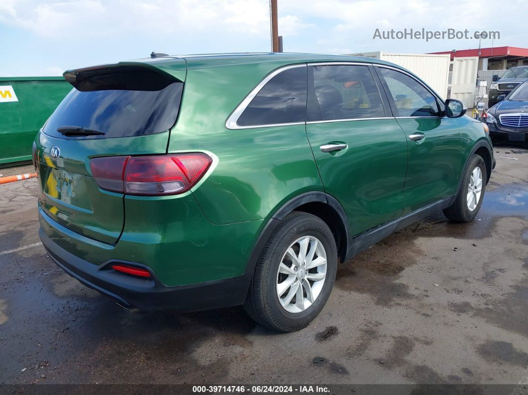 2018 Kia Sorento 2.4l L Green vin: 5XYPG4A35JG344655