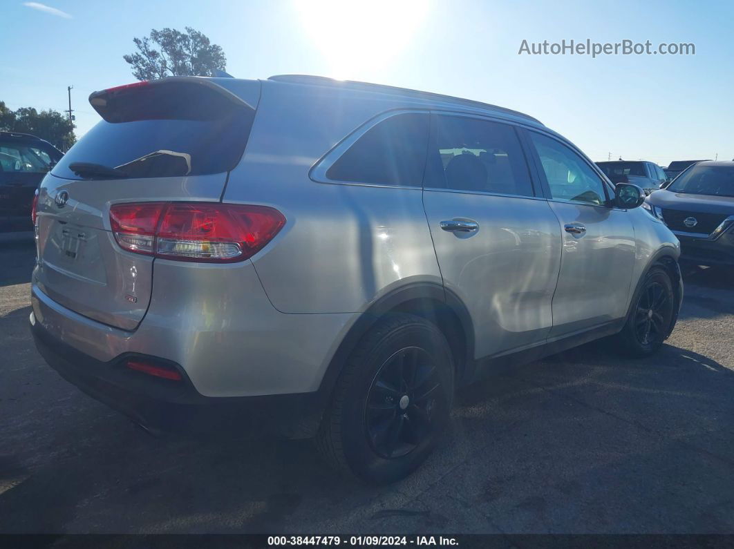 2018 Kia Sorento 2.4l Lx Silver vin: 5XYPG4A35JG345790