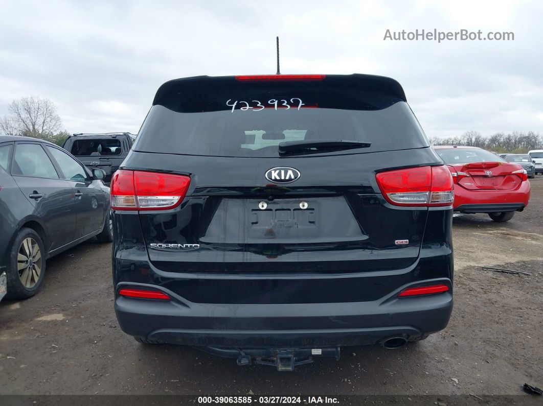 2018 Kia Sorento 2.4l L Black vin: 5XYPG4A35JG423937