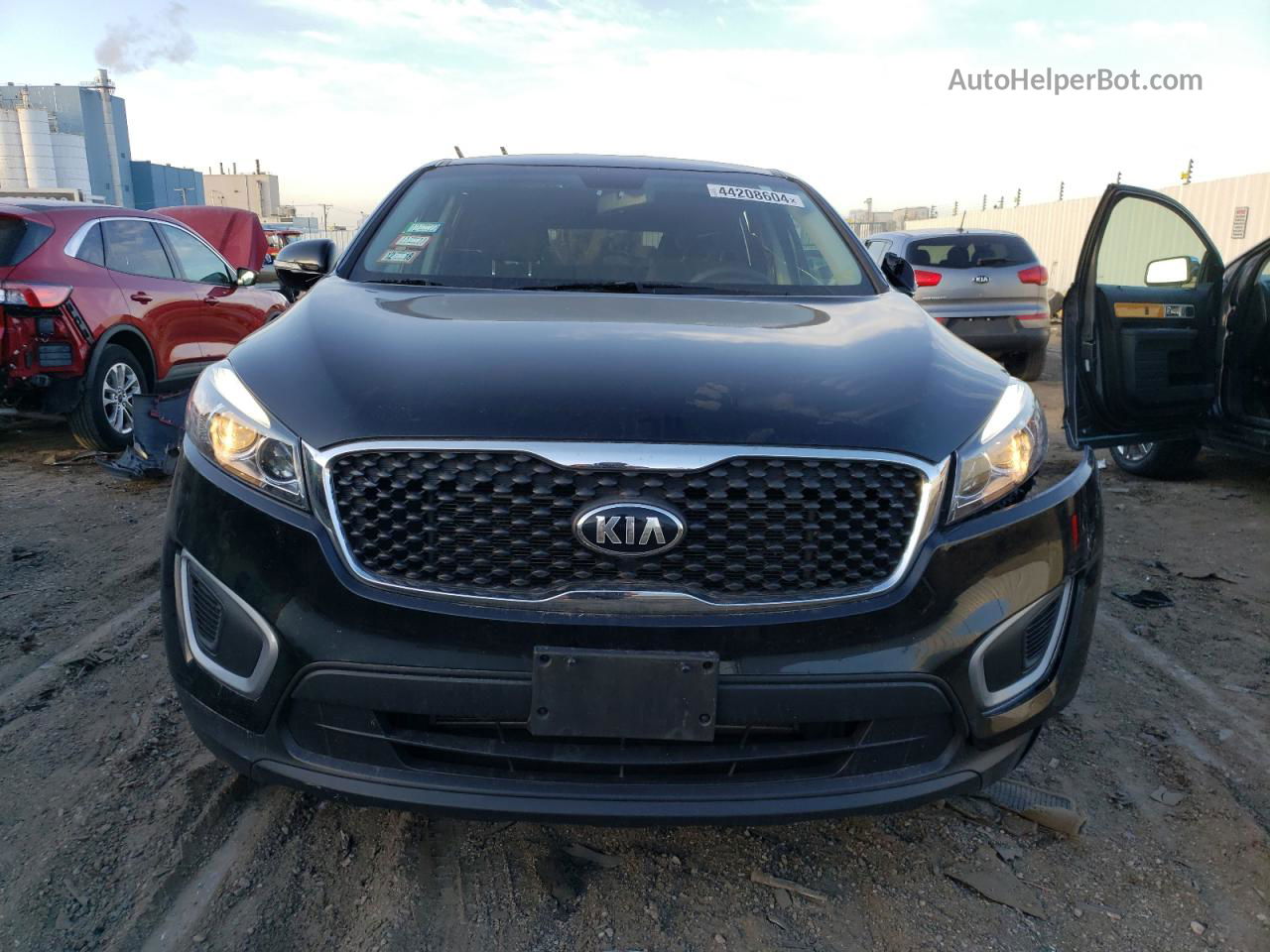 2018 Kia Sorento Lx Черный vin: 5XYPG4A35JG424280