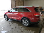 2018 Kia Sorento Lx Maroon vin: 5XYPG4A35JG424411