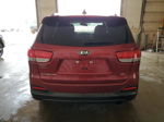 2018 Kia Sorento Lx Maroon vin: 5XYPG4A35JG424411