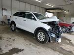 2018 Kia Sorento Lx White vin: 5XYPG4A35JG427051