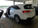 2018 Kia Sorento Lx White vin: 5XYPG4A35JG427051