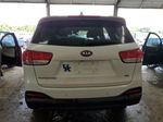 2018 Kia Sorento Lx White vin: 5XYPG4A35JG427051