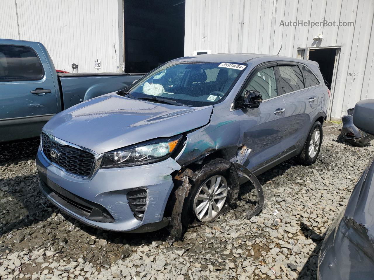 2020 Kia Sorento L Gray vin: 5XYPG4A35LG632890