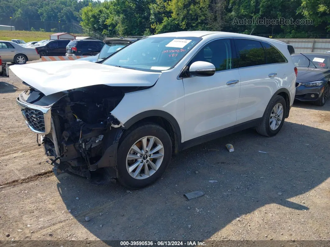 2020 Kia Sorento 2.4l L White vin: 5XYPG4A35LG642836