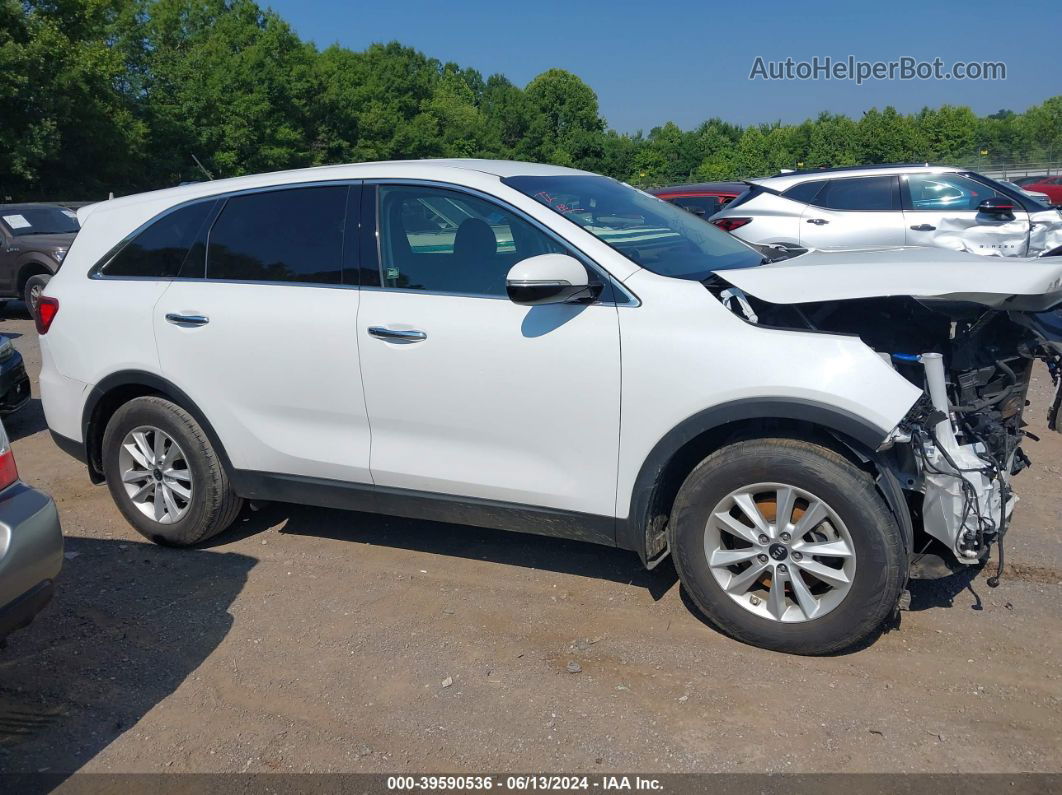 2020 Kia Sorento 2.4l L White vin: 5XYPG4A35LG642836