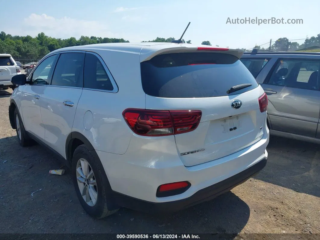 2020 Kia Sorento 2.4l L White vin: 5XYPG4A35LG642836