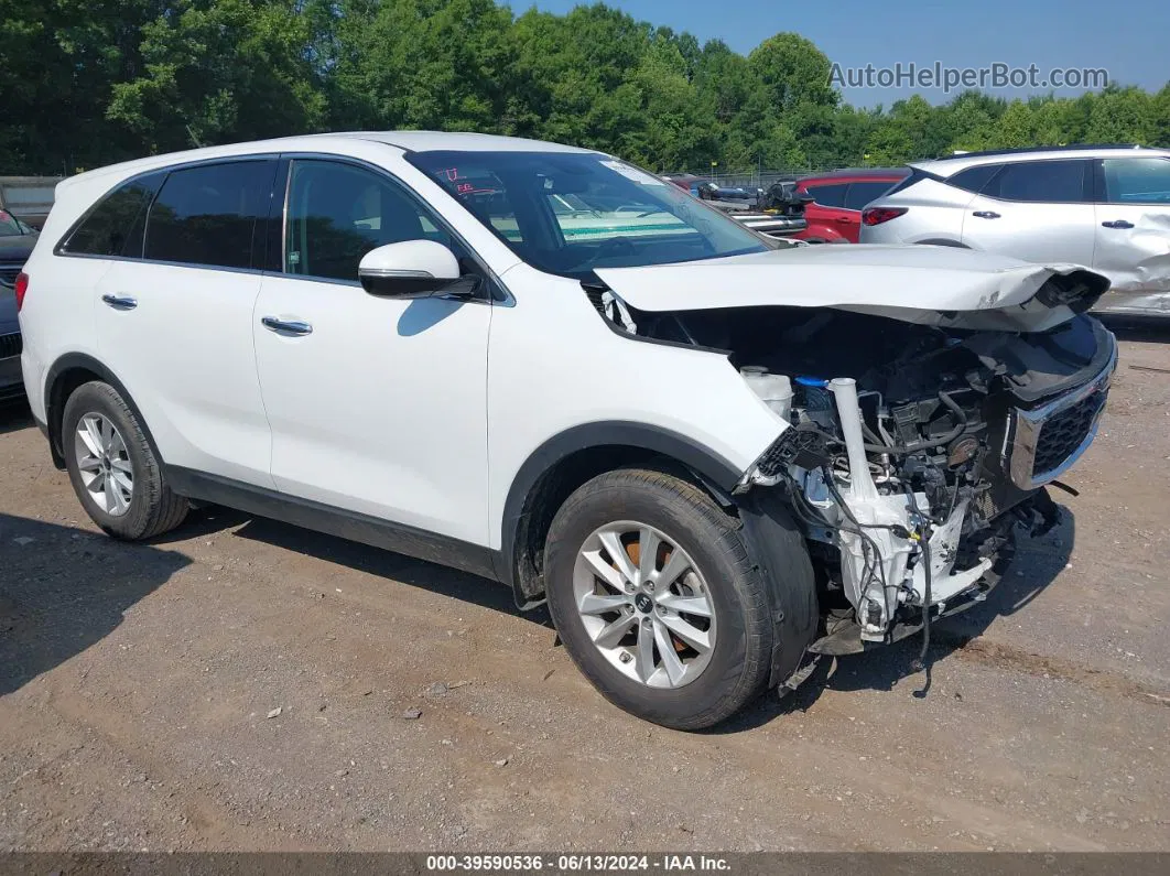 2020 Kia Sorento 2.4l L White vin: 5XYPG4A35LG642836