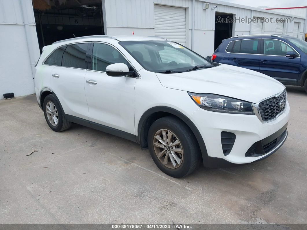 2020 Kia Sorento 2.4l Lx White vin: 5XYPG4A35LG659975