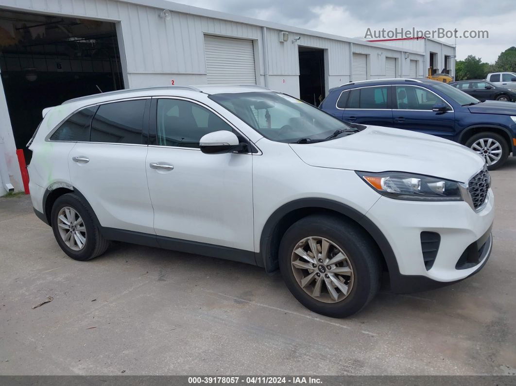 2020 Kia Sorento 2.4l Lx White vin: 5XYPG4A35LG659975