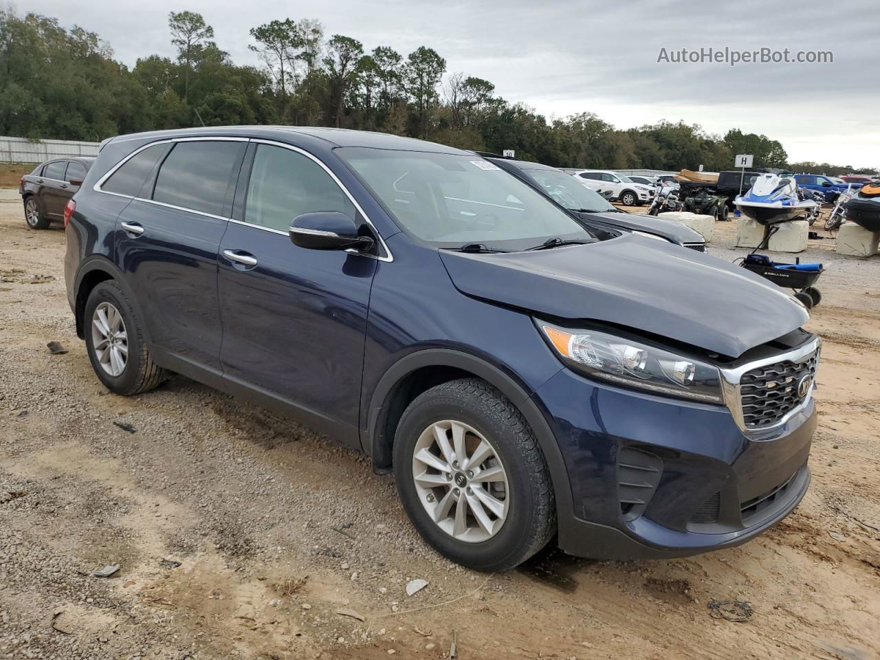 2020 Kia Sorento L Blue vin: 5XYPG4A35LG670281