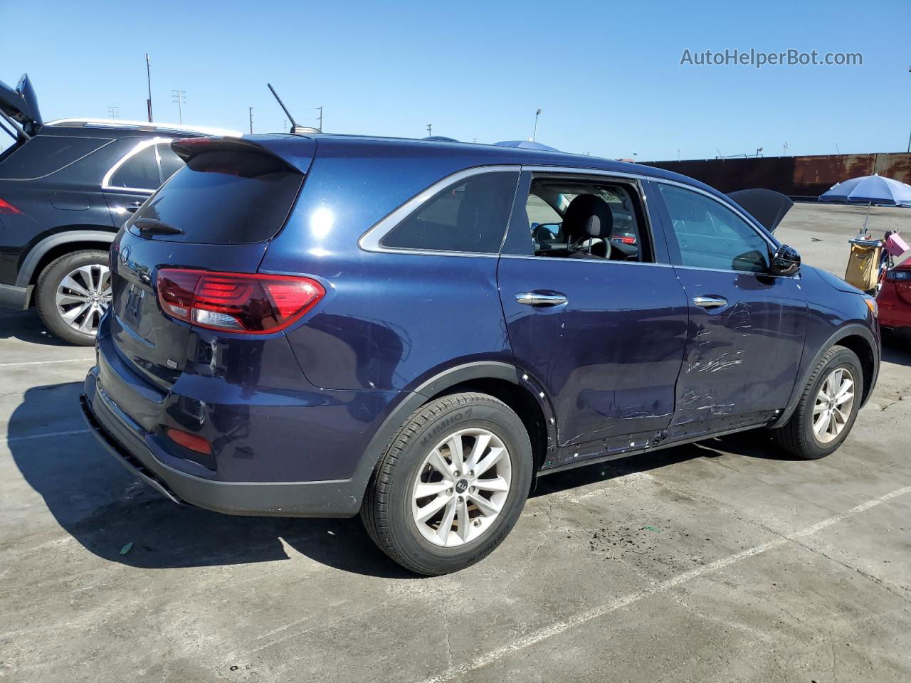 2020 Kia Sorento L Blue vin: 5XYPG4A35LG690546