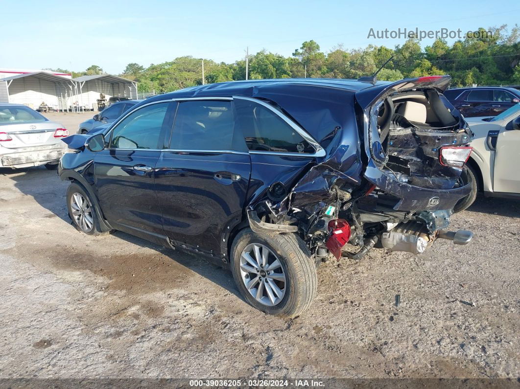 2020 Kia Sorento 2.4l Lx Dark Blue vin: 5XYPG4A35LG712321