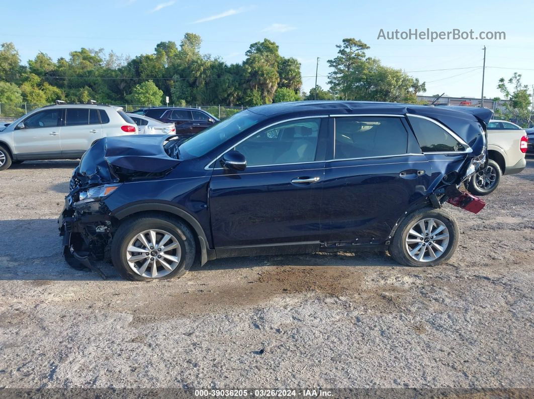 2020 Kia Sorento 2.4l Lx Dark Blue vin: 5XYPG4A35LG712321