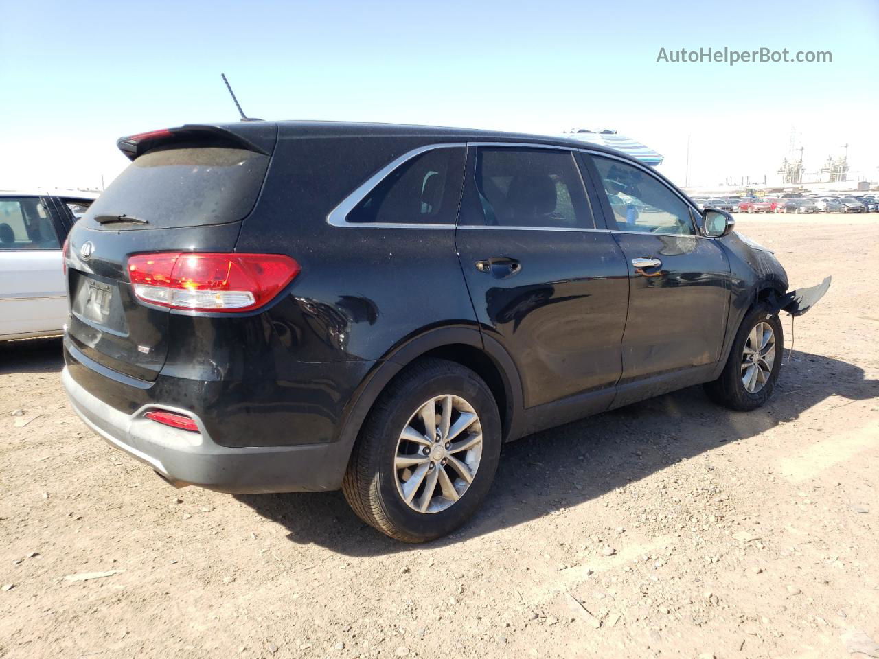 2017 Kia Sorento Lx Черный vin: 5XYPG4A36HG230321