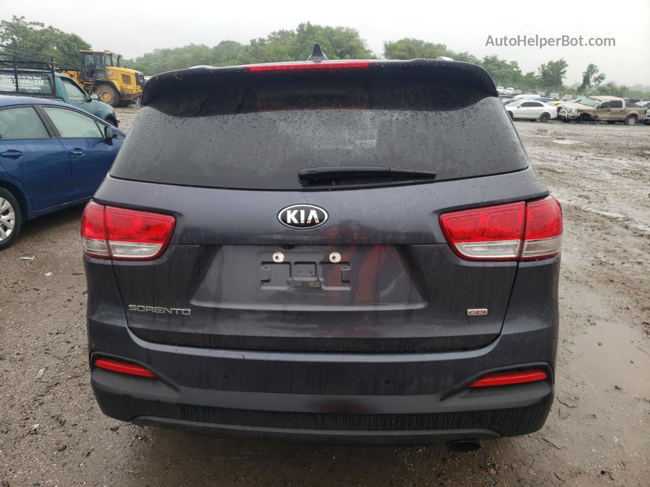 2017 Kia Sorento Lx Серый vin: 5XYPG4A36HG230948