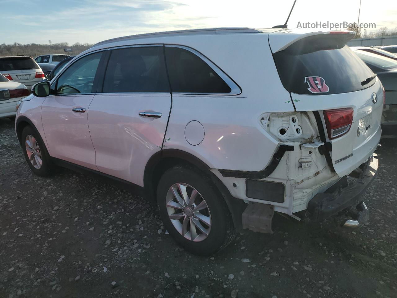 2017 Kia Sorento Lx Белый vin: 5XYPG4A36HG255851