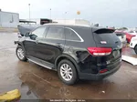 2017 Kia Sorento 2.4l Lx Black vin: 5XYPG4A36HG279891