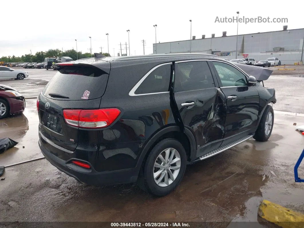 2017 Kia Sorento 2.4l Lx Black vin: 5XYPG4A36HG279891