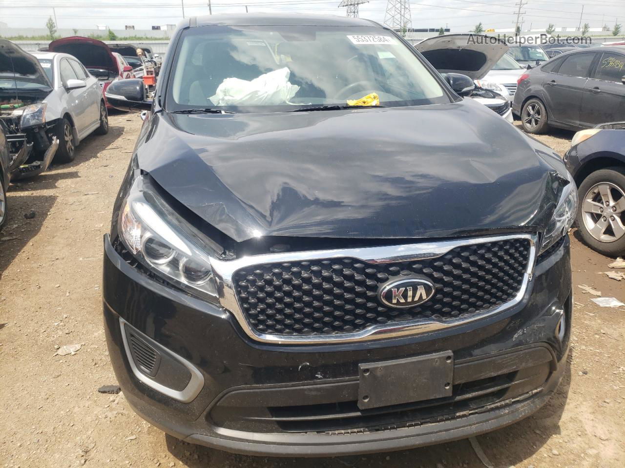 2017 Kia Sorento Lx Black vin: 5XYPG4A36HG284024