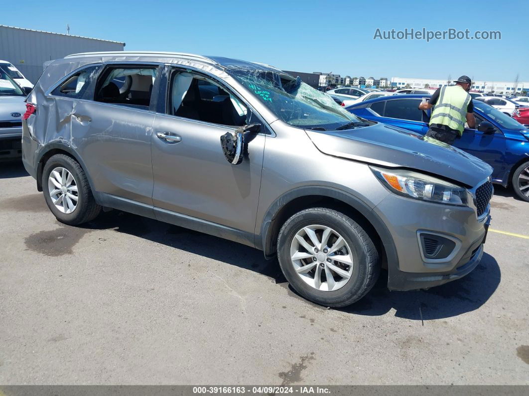 2017 Kia Sorento 2.4l Lx Silver vin: 5XYPG4A36HG303042