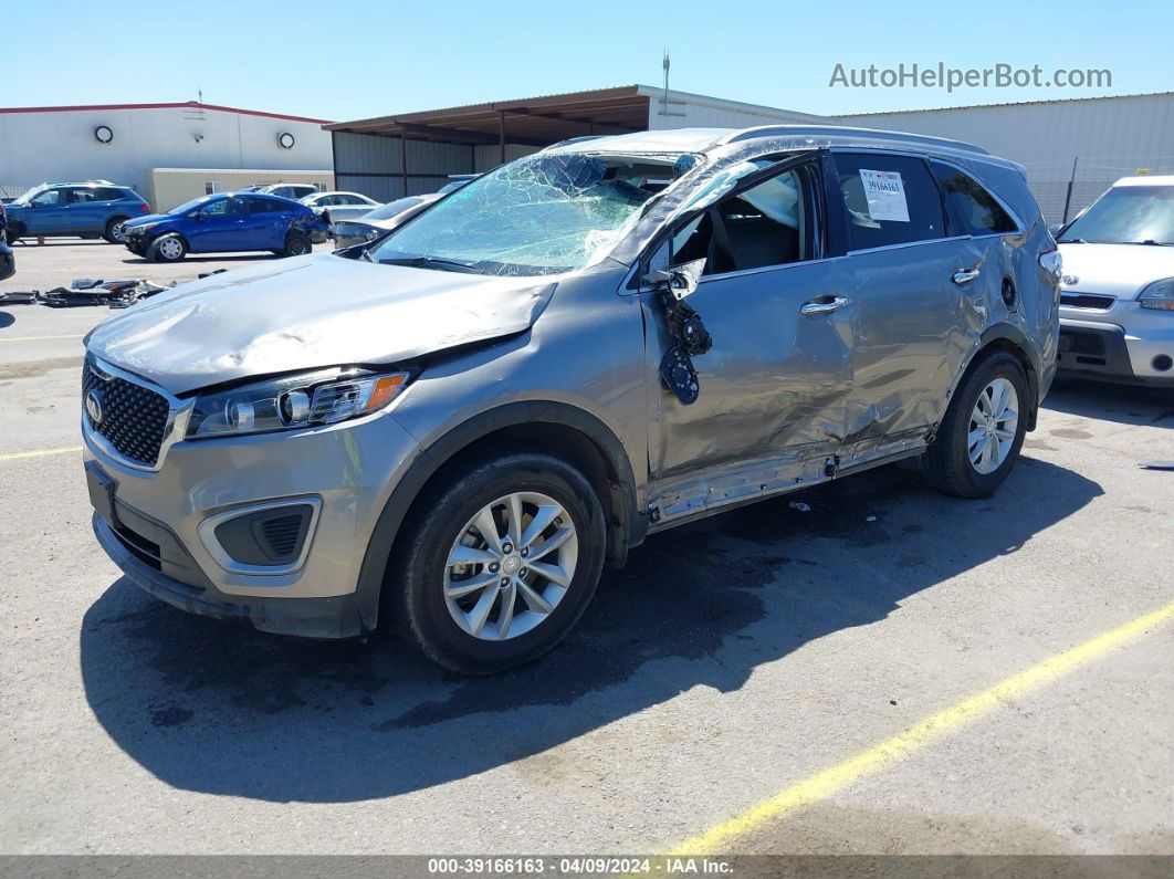 2017 Kia Sorento 2.4l Lx Silver vin: 5XYPG4A36HG303042