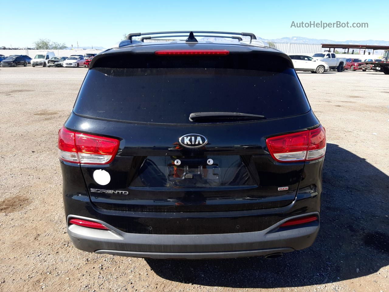 2017 Kia Sorento Lx Черный vin: 5XYPG4A36HG304398