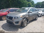 2018 Kia Sorento 2.4l Lx Gray vin: 5XYPG4A36JG362307