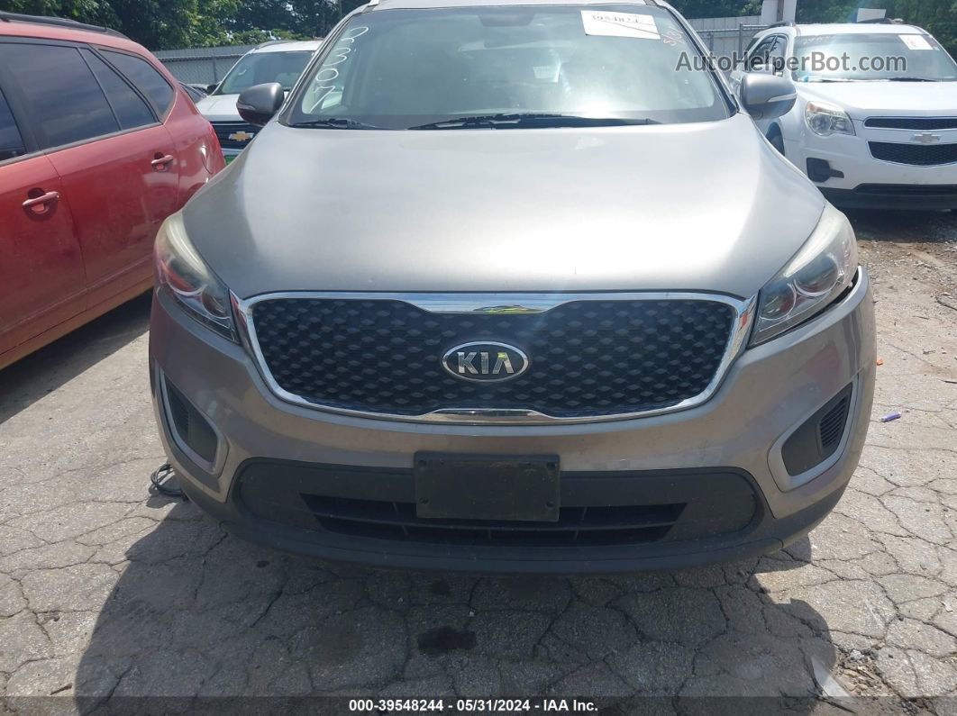 2018 Kia Sorento 2.4l Lx Gray vin: 5XYPG4A36JG362307