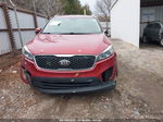 2018 Kia Sorento 2.4l Lx Maroon vin: 5XYPG4A36JG404927