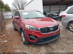 2018 Kia Sorento 2.4l Lx Maroon vin: 5XYPG4A36JG404927