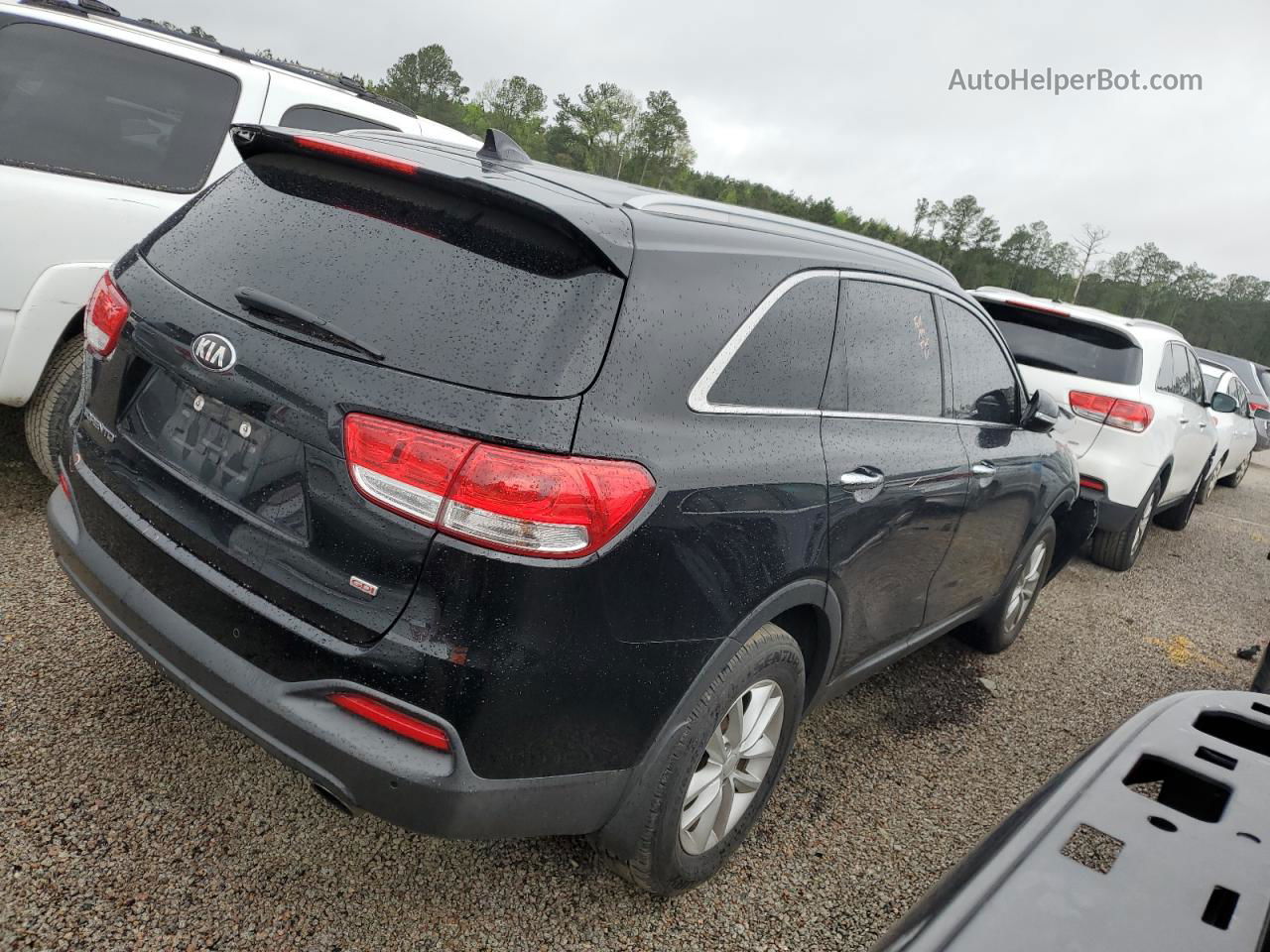 2018 Kia Sorento Lx Black vin: 5XYPG4A36JG407505