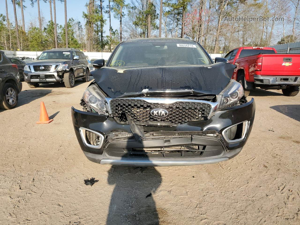 2018 Kia Sorento Lx Black vin: 5XYPG4A36JG407505