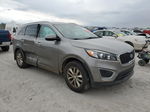 2018 Kia Sorento Lx Gray vin: 5XYPG4A36JG412204