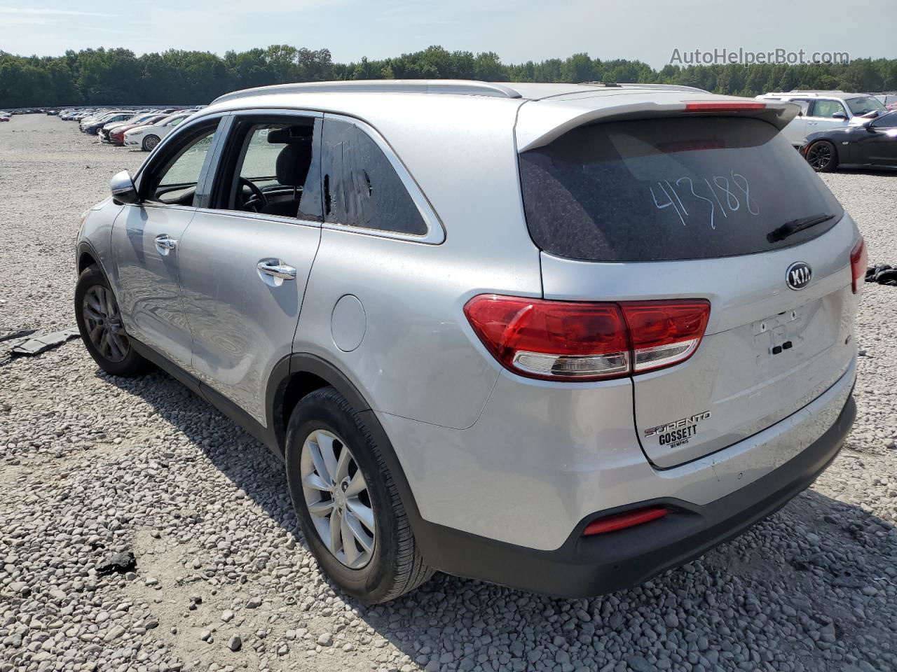 2018 Kia Sorento Lx Silver vin: 5XYPG4A36JG413188