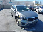 2018 Kia Sorento 2.4l Lx Gray vin: 5XYPG4A36JG416866