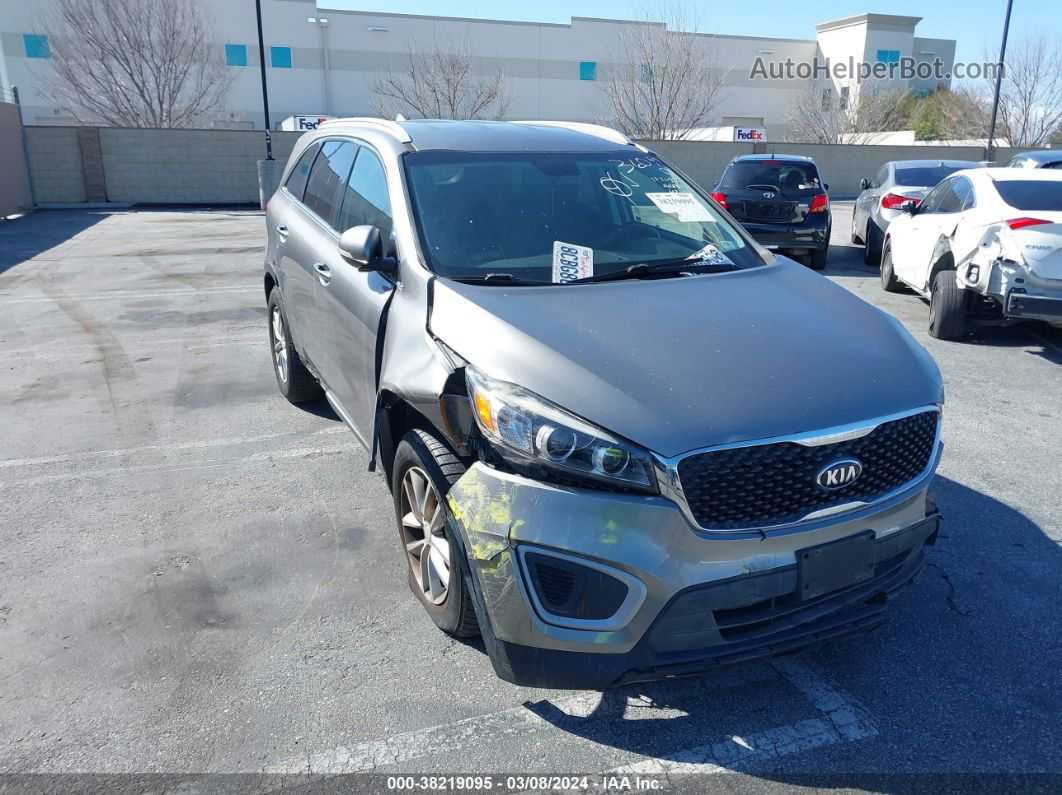 2018 Kia Sorento 2.4l Lx Серый vin: 5XYPG4A36JG416866