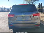 2018 Kia Sorento 2.4l Lx Gray vin: 5XYPG4A36JG416866