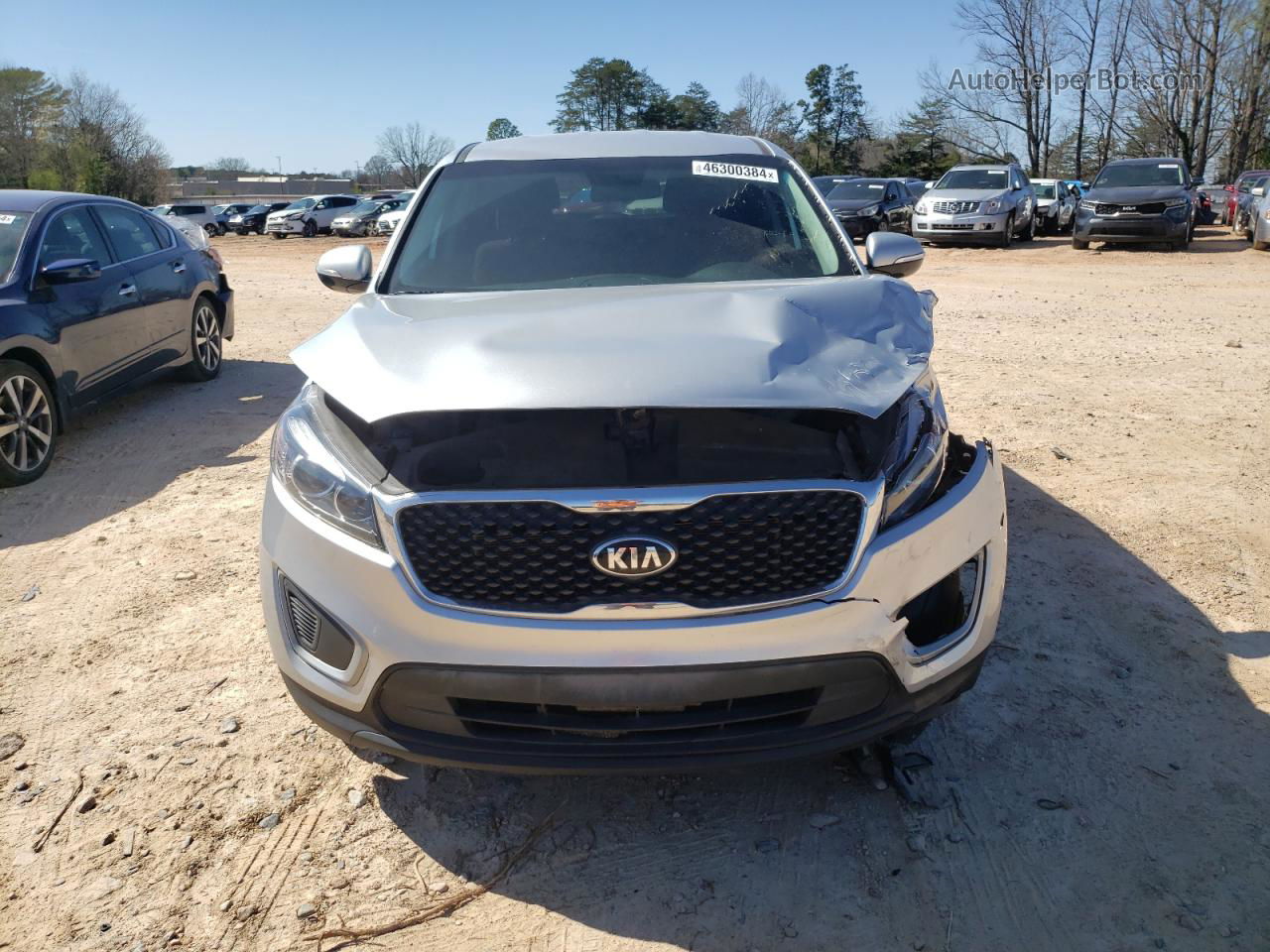 2018 Kia Sorento Lx Silver vin: 5XYPG4A36JG423705