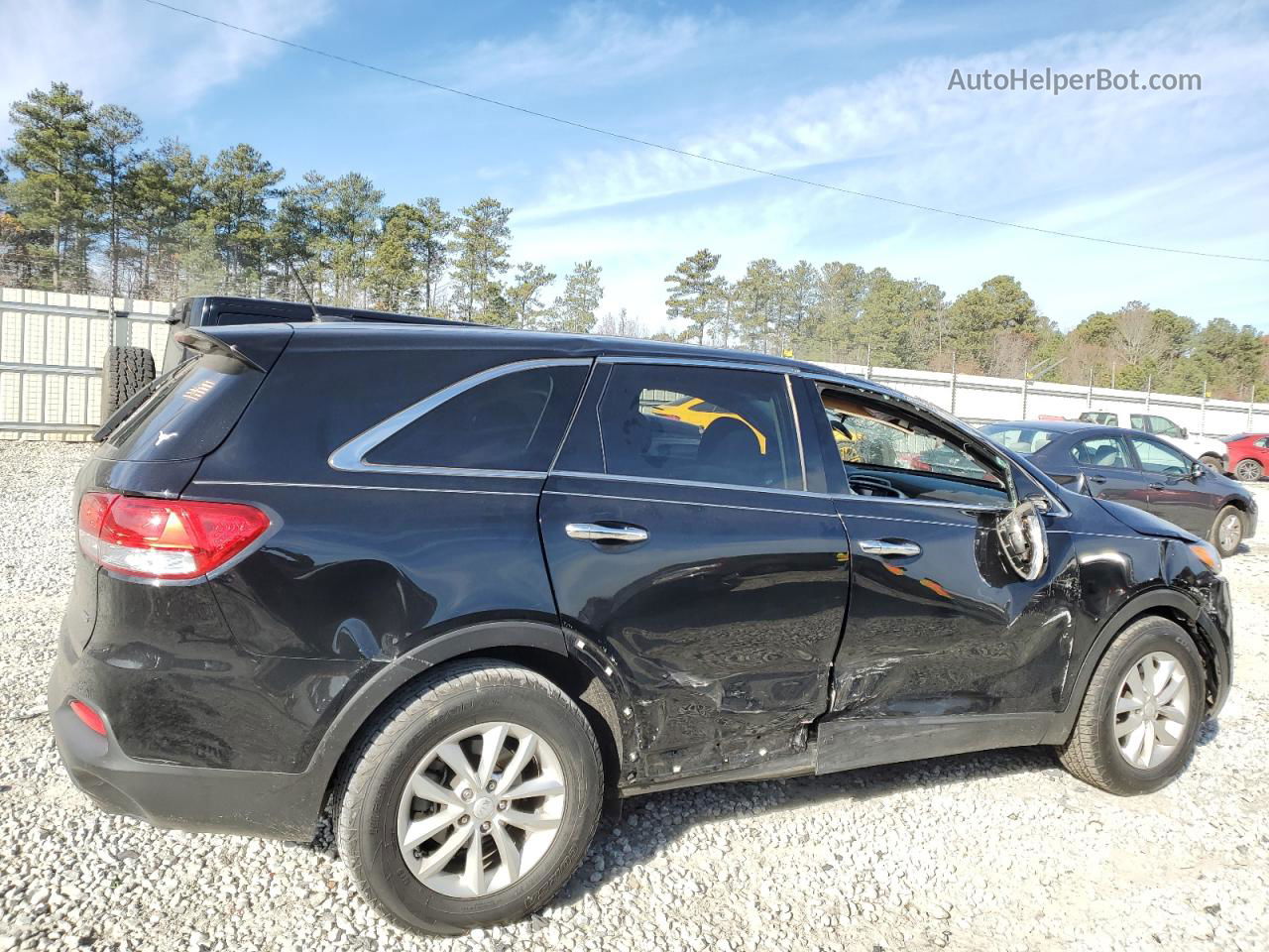 2018 Kia Sorento Lx Black vin: 5XYPG4A36JG426409