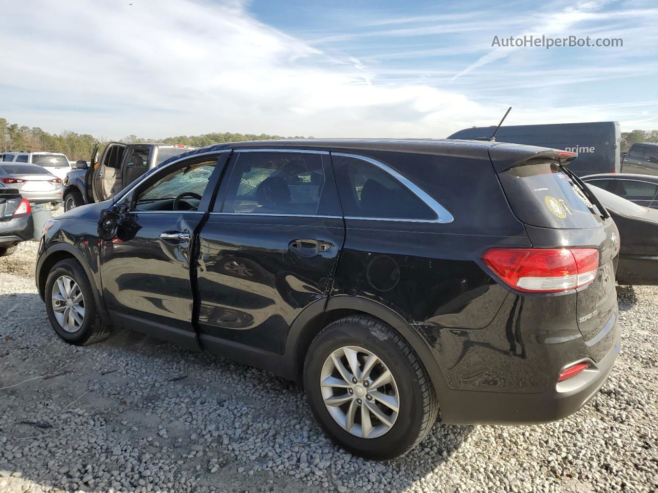 2018 Kia Sorento Lx Черный vin: 5XYPG4A36JG426409