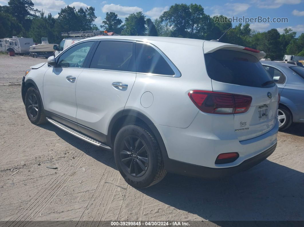 2020 Kia Sorento 2.4l Lx White vin: 5XYPG4A36LG642733