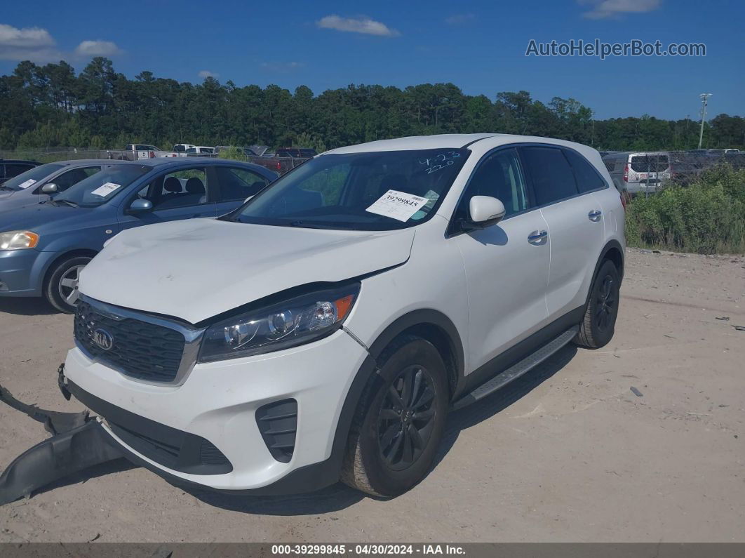 2020 Kia Sorento 2.4l Lx White vin: 5XYPG4A36LG642733