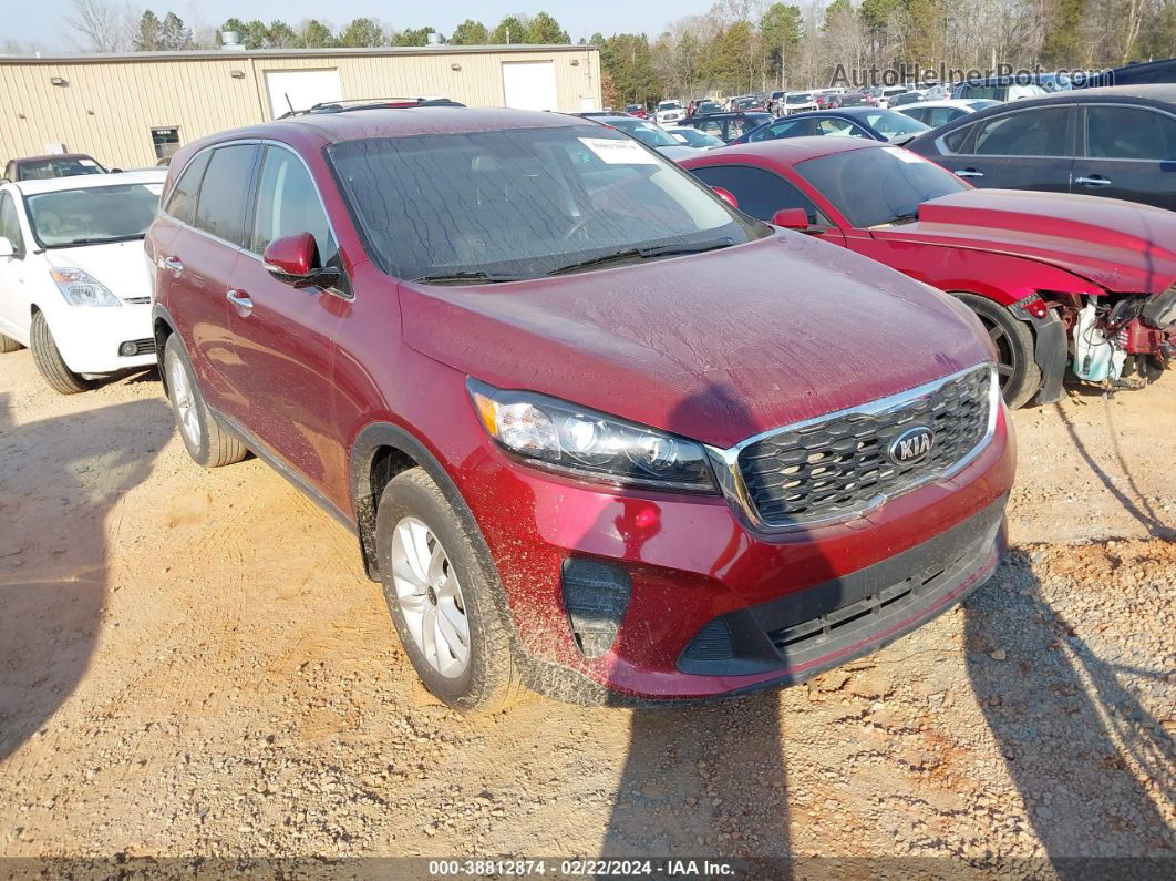 2020 Kia Sorento 2.4l Lx Red vin: 5XYPG4A36LG671309